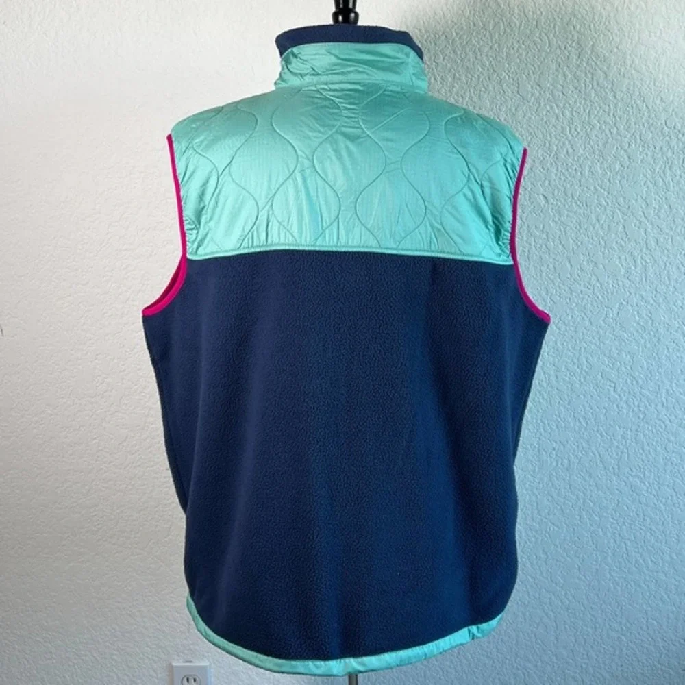 NEW The North Face Men's The Royal Arch Fleece Vest Blue‎ / Green 2XL MSRP $149